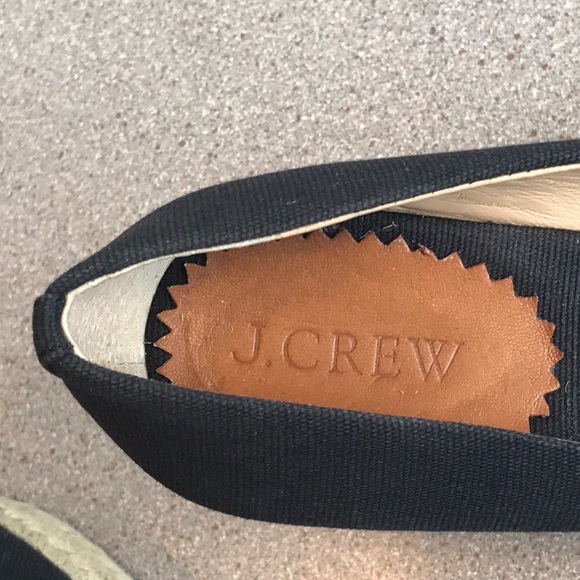J Crew Canvas Espadrilles - Black, size 6 - Picture 6 of 8